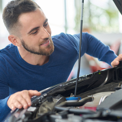 A Man Sees Mazda Engine