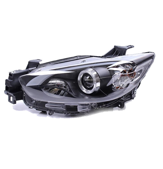 MAZDA CX-5 HEADLAMP DOUBLE LOW BEAM LENS LED ANGEL EYES WITH HID BALLAST TYPE(OPT)